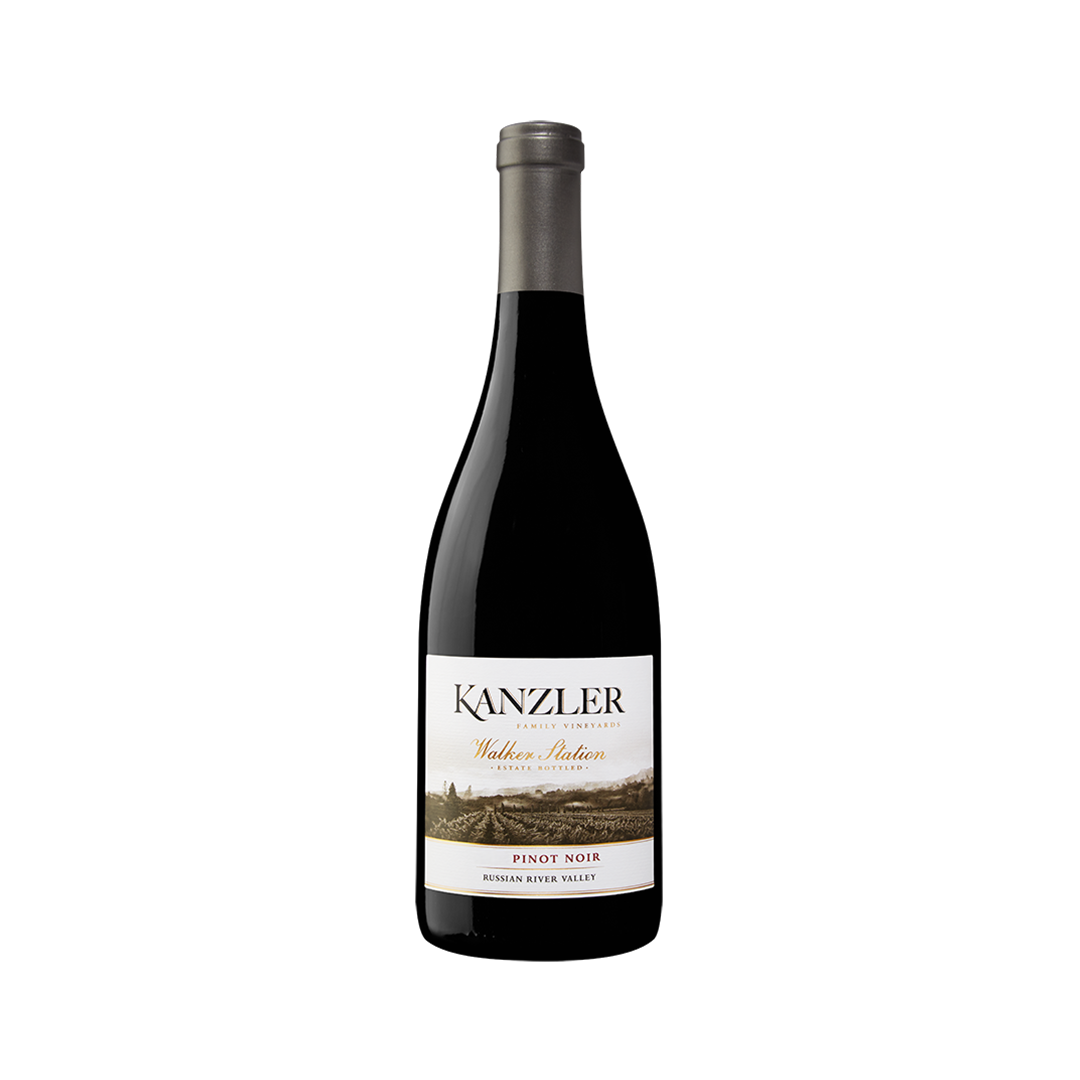 Walker Station Vineyard Pinot Noir Bottle Shot